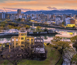 Visit Atomic Bomb dome and Hiroshima Peace Memorial Museum.