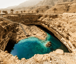 Wadi Shab Trek, Bimah Sinkhole Swim & Fins Beach Escape