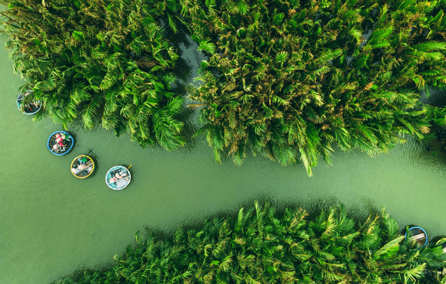 Marble Mountain, Coconut forest, & Hoi An village Tour