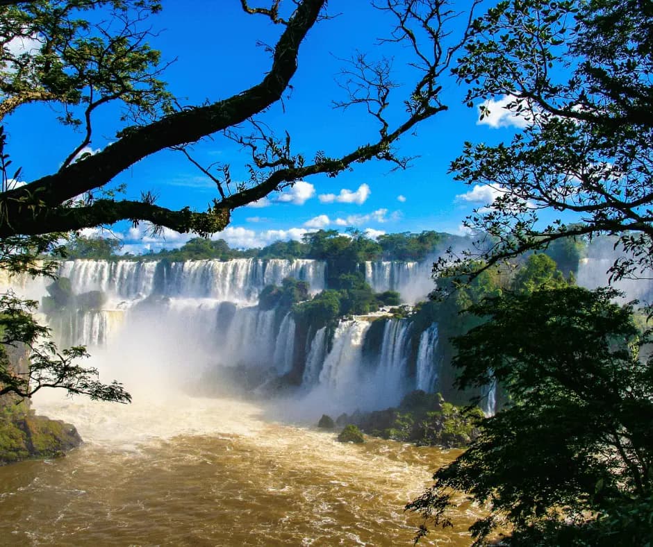 Argentinian side of the Iguazu Falls