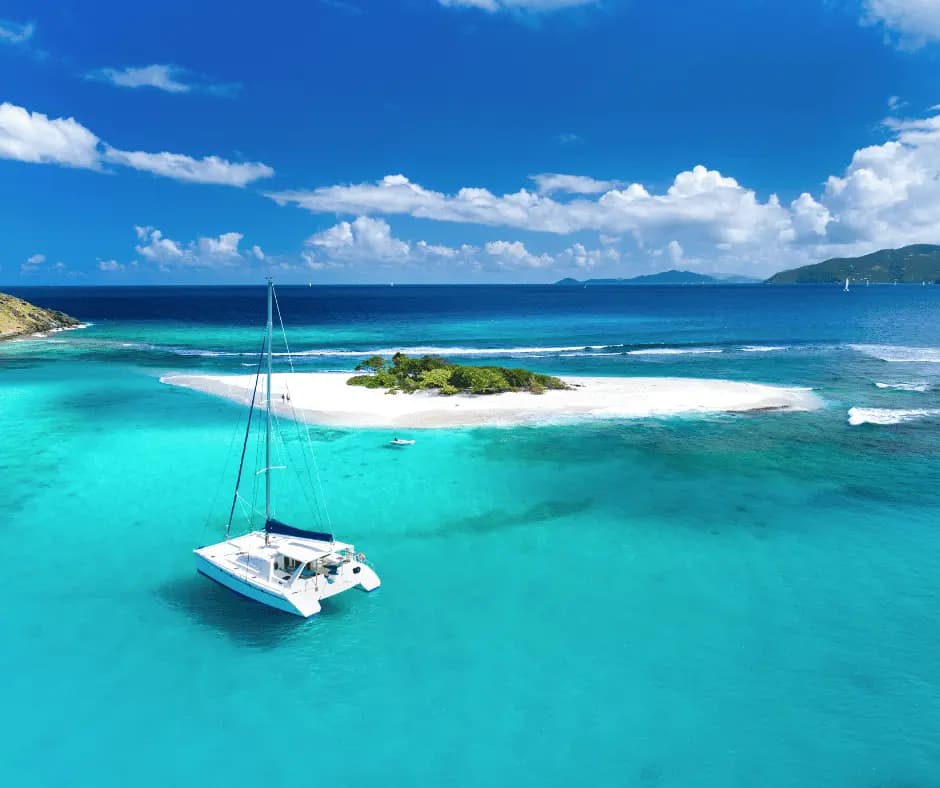 Catamaran at the Great Barrier Reef