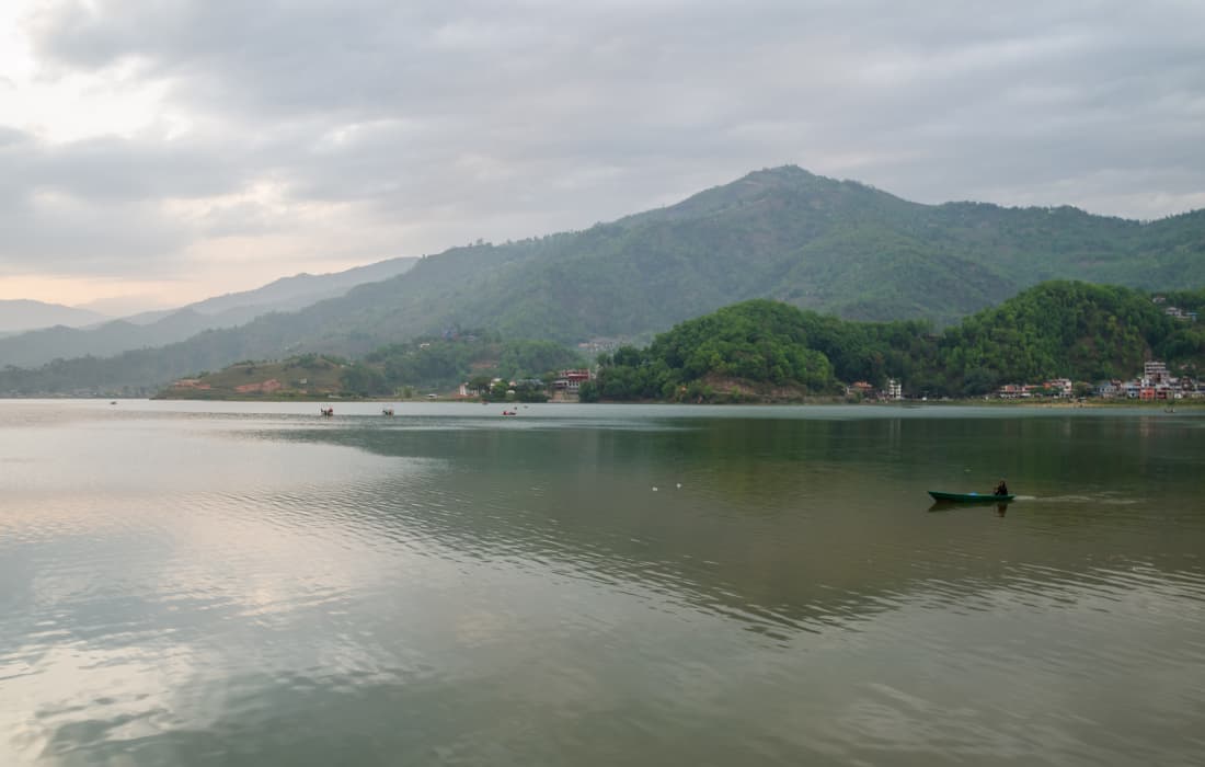 Boating in Fewa Lake