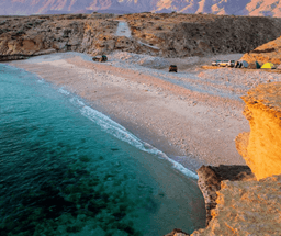 Wadi Shab Trek, Bimah Sinkhole Swim & Fins Beach Escape