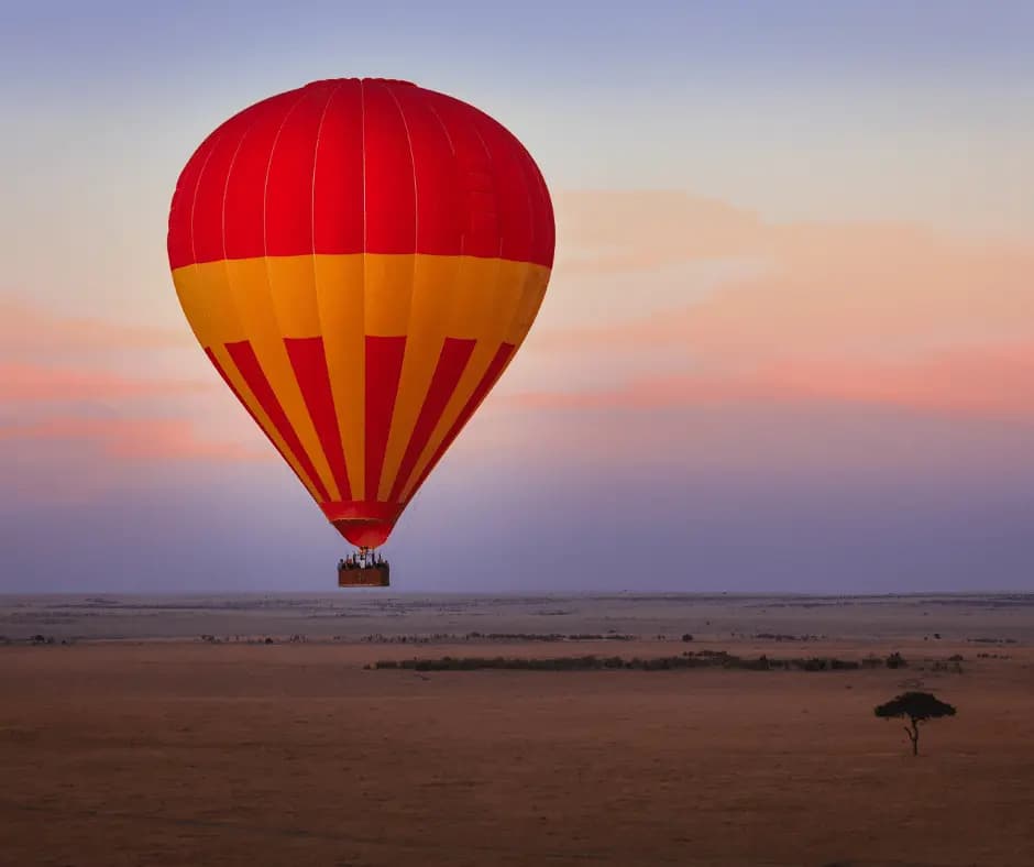 Hot Air Balloon Safari