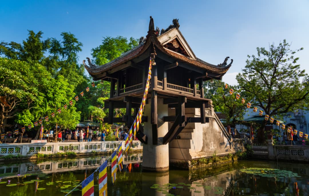 One pillar Pagoda