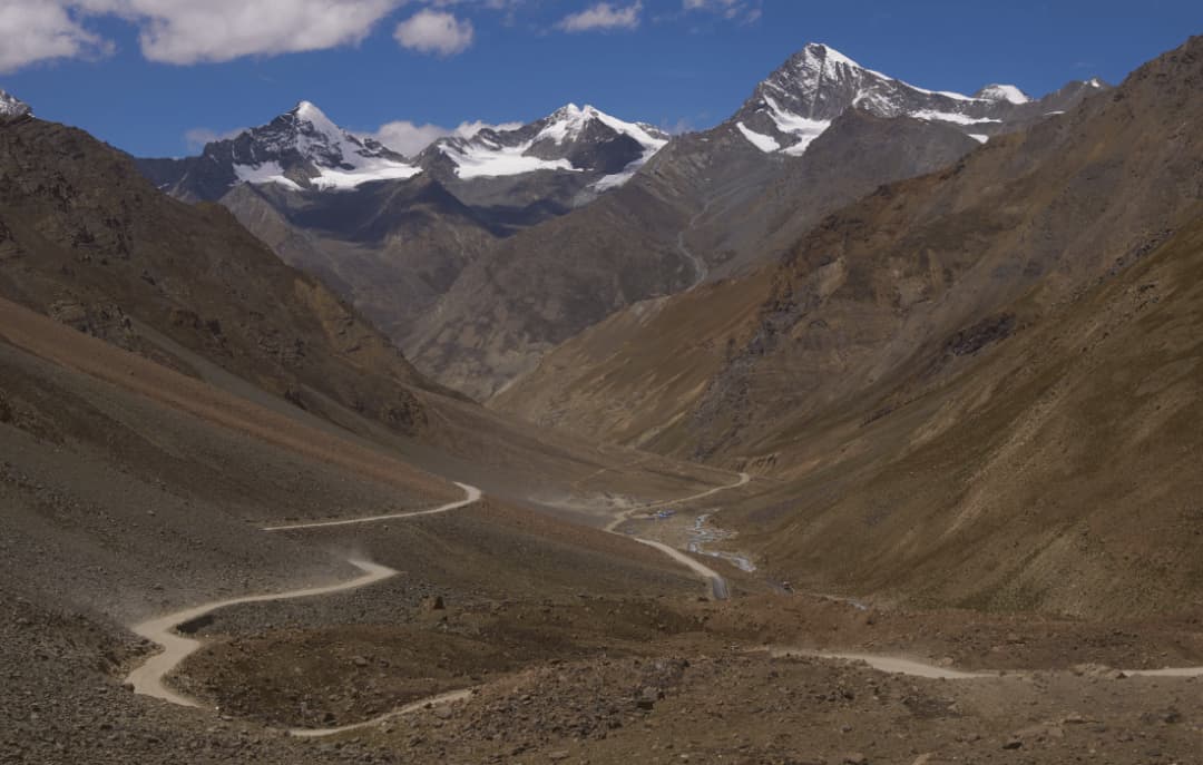 Journey from Hanle to Leh