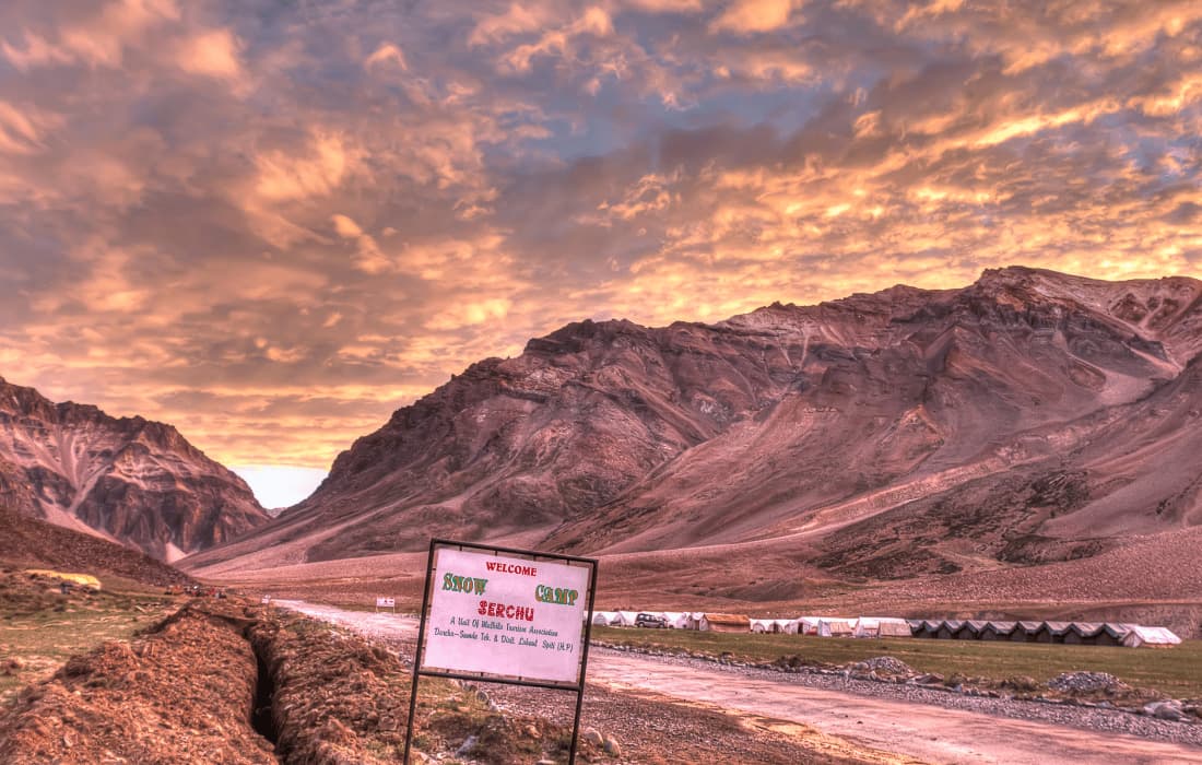 Journey from Leh to Sarchu