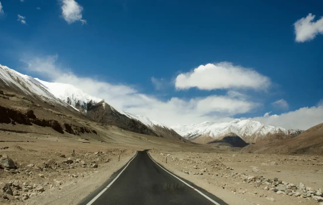 Journey from Hanle to Leh