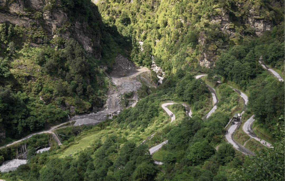 Scenic Drive from Dirang to Tawang