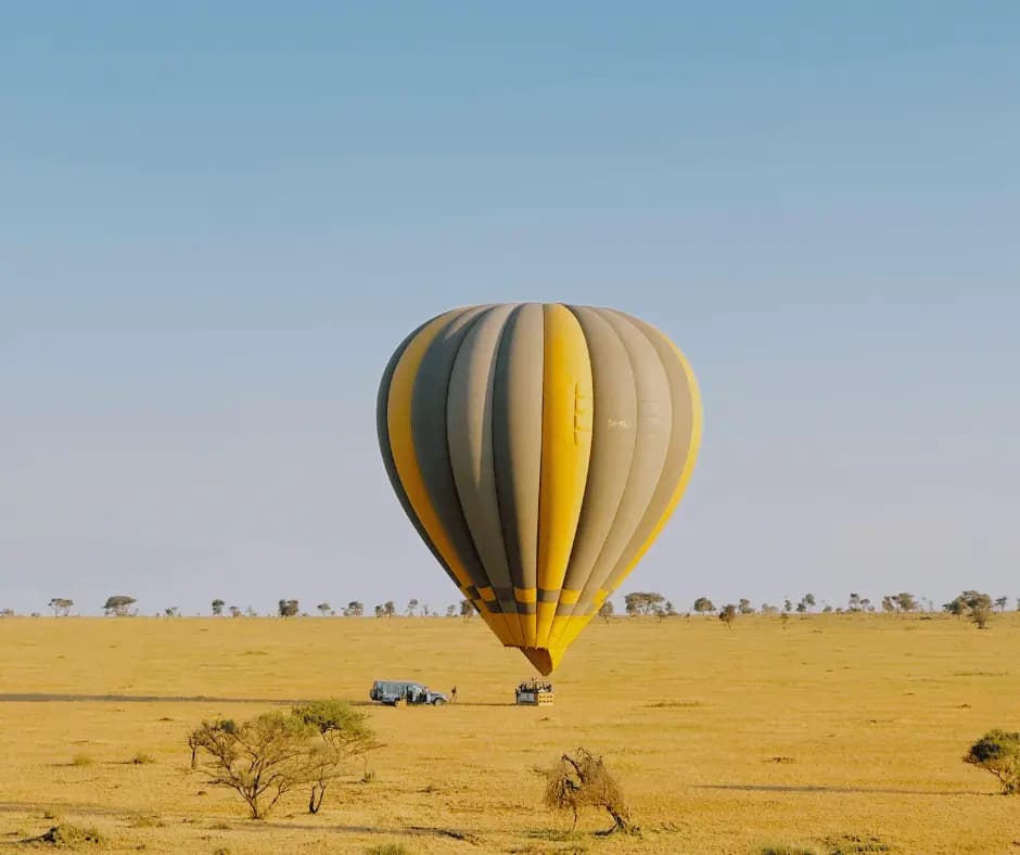 Hot air balloon ride