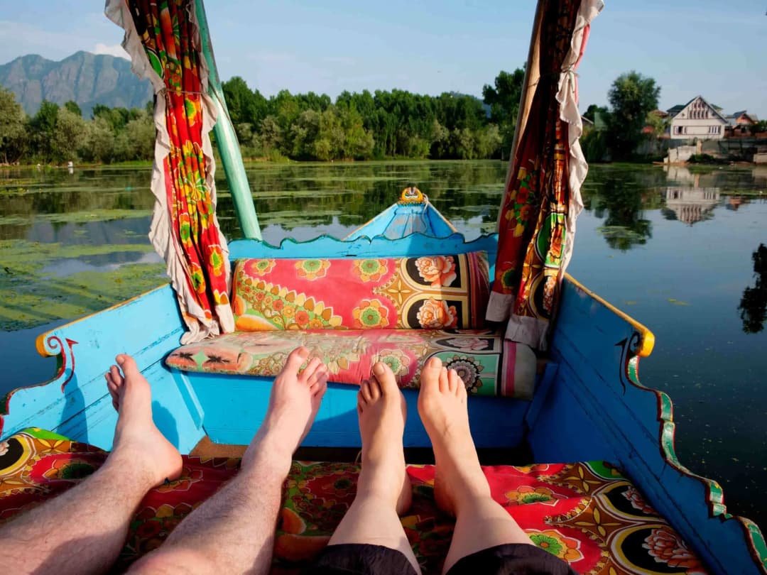 Shikara ride in Srinagar
