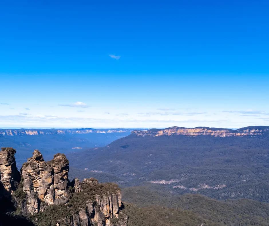 Three Sisters Rock at the Blue Mountain