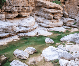 Wadi Shab Trek, Bimah Sinkhole Swim & Fins Beach Escape
